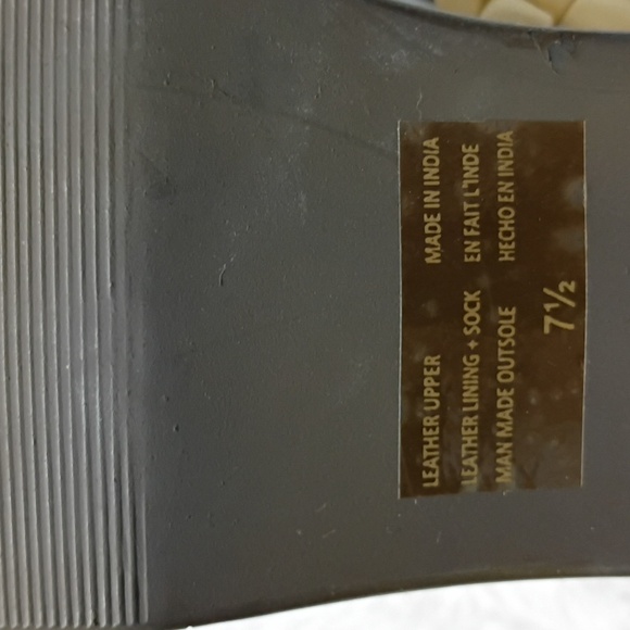 New Seychelles Novelty Women's Leather Butter Yellow Platform Sandals SZ 7.5 - Picture 11 of 15